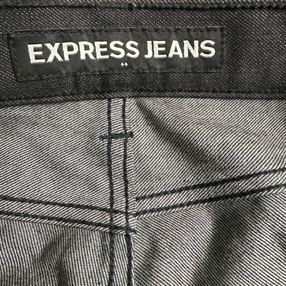 Express men’s black boot cut jeans - Picture 2 of 14